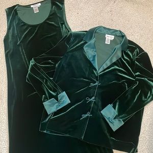 Coldwater Creek Sheath Maxi Dress with Jacket